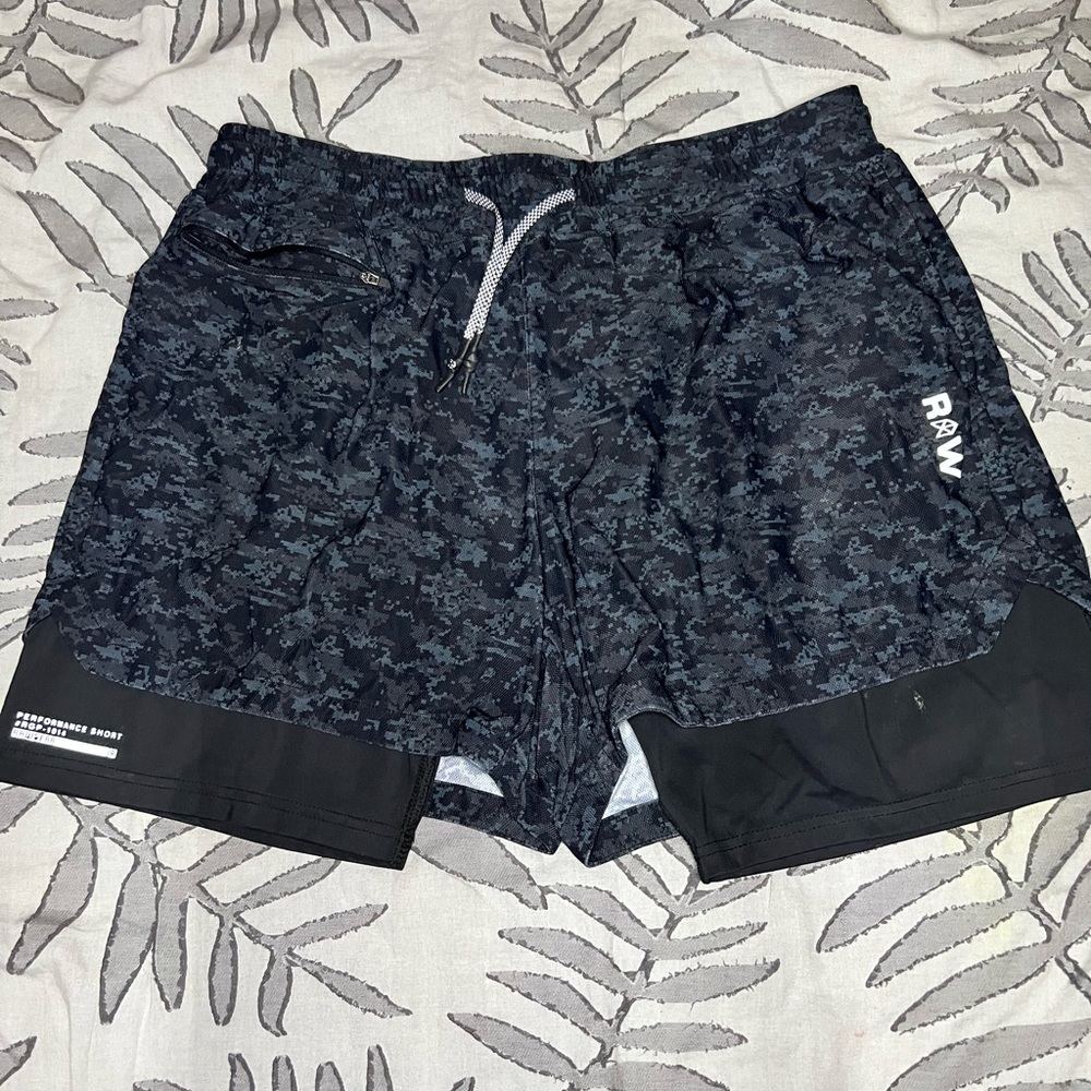 Raw gear performance short